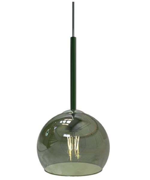 SIKREA INFINITY/G Lampada a sospensione singola in vetro e metallo diametro 25cm