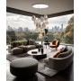 SIKREA MORIS Glass and metal single pendant lamp 3 colors