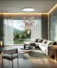 SIKREA MORIS Glass and metal single pendant lamp 3 colors
