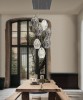 SIKREA MORIS Glass and metal single pendant lamp 3 colors