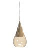 SIKREA SOSPESI/GU10 Lampada a sospensione singola in vetro e metallo 4 colori