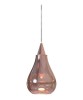 SIKREA SOSPESI/GU10 Lampada a sospensione singola in vetro e metallo 4 colori