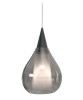 SIKREA SOSPESI/E27G Lampada a sospensione singola in vetro e metallo 4 colori