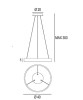 PROMOLUCE Game S40WH Lampada a Sospensione a LED
