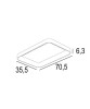 PROMOLUCE BOARD R70 Lampada da Soffitto a LED