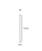 SOVIL 1 Resin Pole Outdoor Accessory 1 m