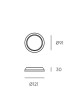 SOVIL 57 Outdoor Aluminum Cover Ring 3 Colors