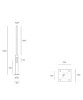 SOVIL 60 Tapered Steel Pole Outdoor Accessory 2m