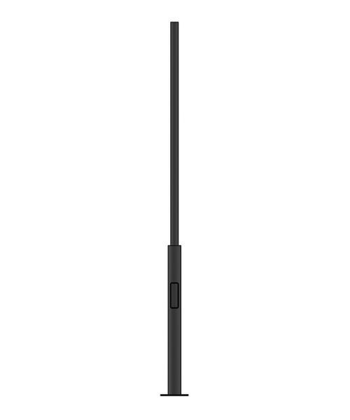SOVIL 62 Tapered Steel Pole Outdoor Accessory 3m