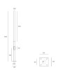 SOVIL 62 Tapered Steel Pole Outdoor Accessory 3m