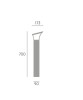 SOVIL BELEN 559 High Outdoor Post E27 2 Colors