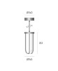 SOVIL GOCCIA 98225 LED Outdoor Pendant Lamp 2 Colors