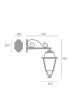 SOVIL ELEGANCE 856 Outdoor Wall Lamp