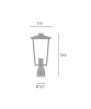 SOVIL RIBOT 852 Medium Outdoor Head/Pole 2 Colors