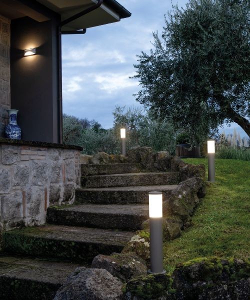 SOVIL PANAMA 826 Low Outdoor Bollard 5 Colors