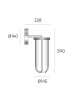 SOVIL GOCCIA 98224 Outdoor LED Wall Lamp 2 Colors