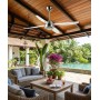 ITALEXPORT Libellula Ventilatore da Soffitto LED 4 Pale D.127cm 3 Colori