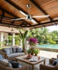 ITALEXPORT Libellula LED Ceiling Fan 4 Blades D.127cm 3 Colors