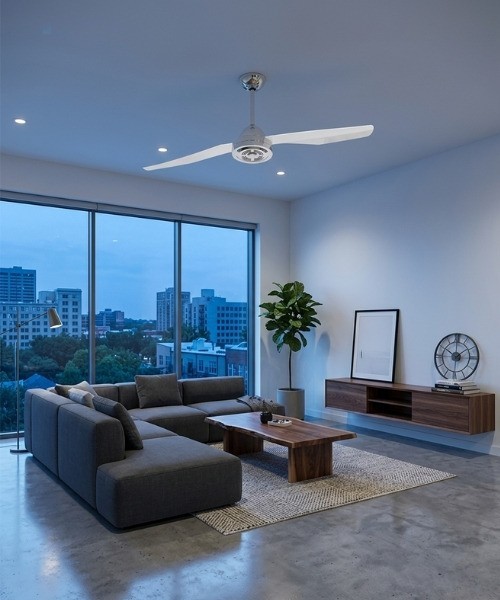 ITALEXPORT Libellula Ventilatore da soffitto Senza Luce 2 Pale D.174cm 3 Colori