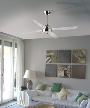 ITALEXPORT Libellula Ventilatore Senza Luce 4 Pale D.127cm 3 Colori
