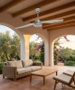 ITALEXPORT Libellula Ventilatore da Soffitto Senza Luce 2 Pale D.127cm 3 Colori