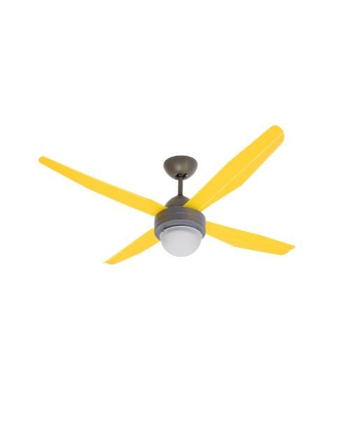 ITALEXPORT Lucciola Ventilatore da Soffitto LED 4 Pale D.127cm 4 Colori