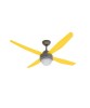 ITALEXPORT Lucciola Ventilatore da Soffitto LED 4 Pale D.127cm 4 Colori