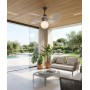 Italexport Soffio Eco 4-Blade Ceiling Fan with 2-Color Light