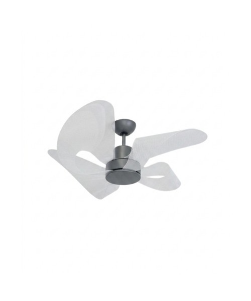 ITALEXPORT Soffio Ventilatore da Soffitto 4 Pale Senza Luce 2 Colori