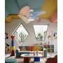 ITALEXPORT Soffio Ventilatore da Soffitto 4 Pale Senza Luce 2 Colori