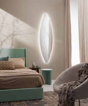 MIBYMI REM Specchio da Parete a LED