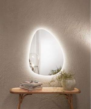 MIBYMI DROP Specchio da Parete a LED
