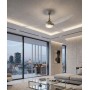 ITALEXPORT Centottanta Ventilatore da Soffitto con luce 3 pale D.180