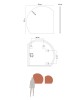 MIBYMI SUNSET 85 LED Wall Mirror