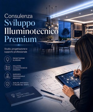 Consulenza e Progettazione illuminazione - Servizio Premium
