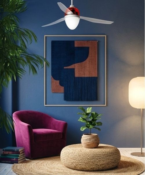 Italexport Swing Eco Ventilatore da Soffitto 3 Pale D.127cm 5 Colori E27