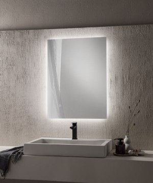 MIBYMI HALO 80 Specchio da Parete a LED