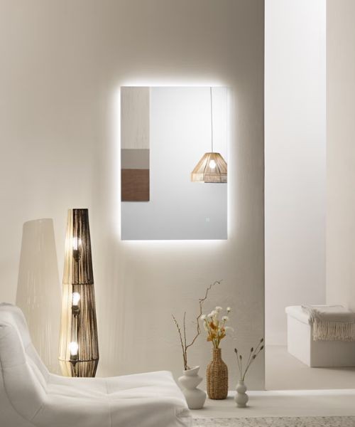 MIBYMI HALO 100 LED Wall Mirror