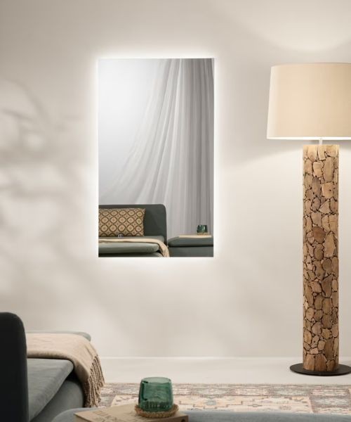 MIBYMI HALO 120 LED Wall Mirror