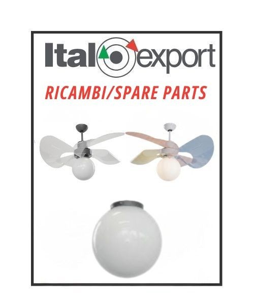 ITALEXPORT RICAMBIO Diffusore per Ventilatore Soffio bianco e multicolor