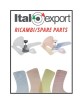 ITALEXPORT RICAMBIO Vela per Ventilatore Soffio bianco e multicolor