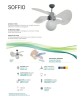 ITALEXPORT Replacement Diffuser for Soffio fan white and multicolor