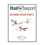 ITALEXPORT RICAMBIO Diffusore per Ventilatori da Soffitto Vetro Satinato