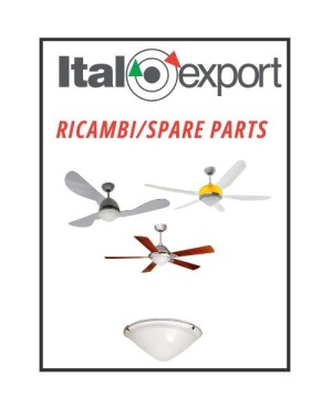 ITALEXPORT RICAMBIO Diffusore per Ventilatori da Soffitto Vetro Satinato
