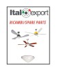 ITALEXPORT RICAMBIO Diffusore per Ventilatori da Soffitto Vetro Satinato