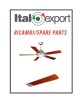 ITALEXPORT RICAMBIO Pala in legno per Ventilatore Maestrale