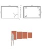 MIBYMI FRAME 100 Specchio da Parete a LED