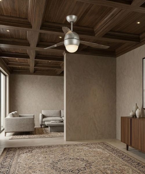 ITALEXPORT Sfera Ventilatore da Soffitto con luce 3 pale Grigio