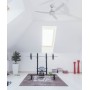 ITALEXPORT Ghost Ceiling Fan Without Light 3 Blades 2 Colors