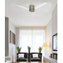 ITALEXPORT Flat Ventilatore da Soffitto LED 3 Pale trasparenti 5 colori